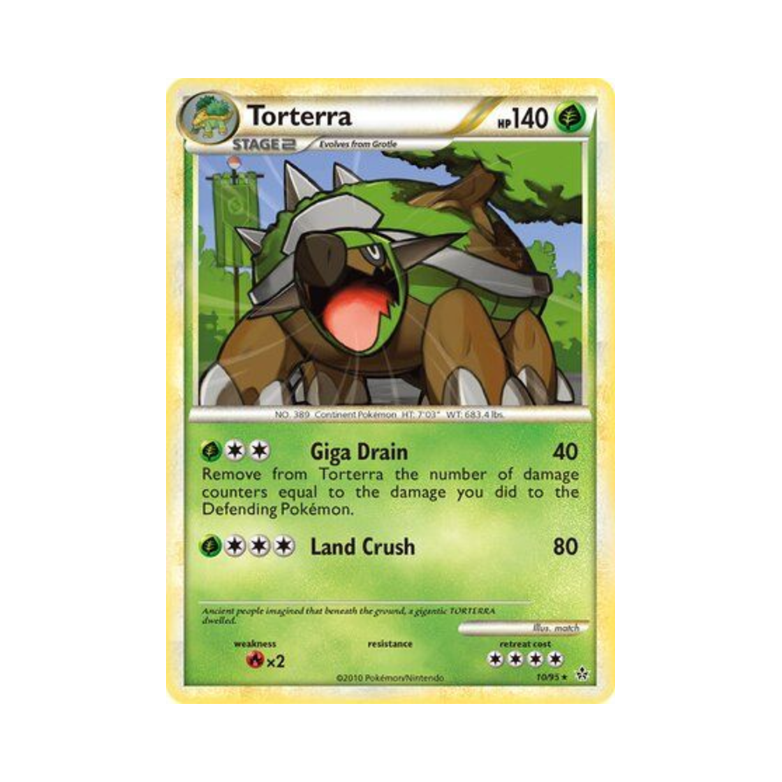 포켓몬 TCG 토대부기 RH 언리쉬드 (영문판)(Pokemon TCG Torterra RH Unleashed (English Ver.)) - 1