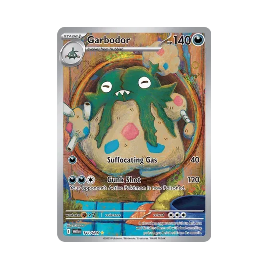포켓몬 TCG 더스트나 IR 화이트플레어 (영문판)(Pokemon TCG Garbodor IR White Flare (English Ver.))