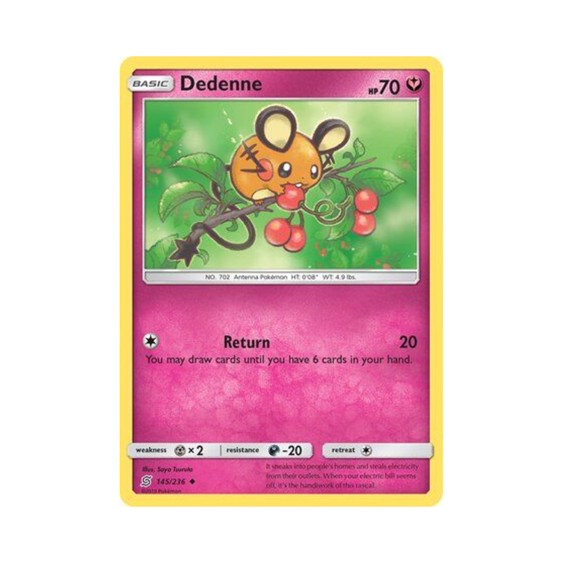 포켓몬 TCG 데덴네 U 유니파이드 마인즈 (영문판)(Pokemon TCG Dedenne U Unified Minds (English Ver.)) - 1