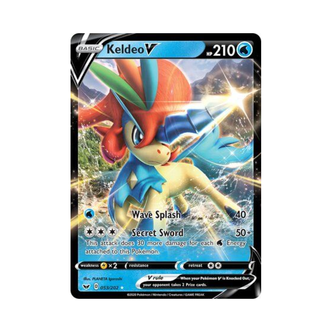 포켓몬 TCG 케르디오 V HRV 소드 & 실드 (영문판)(Pokemon TCG Keldeo V HRV Sword & Shield (English Ver.)) - 1
