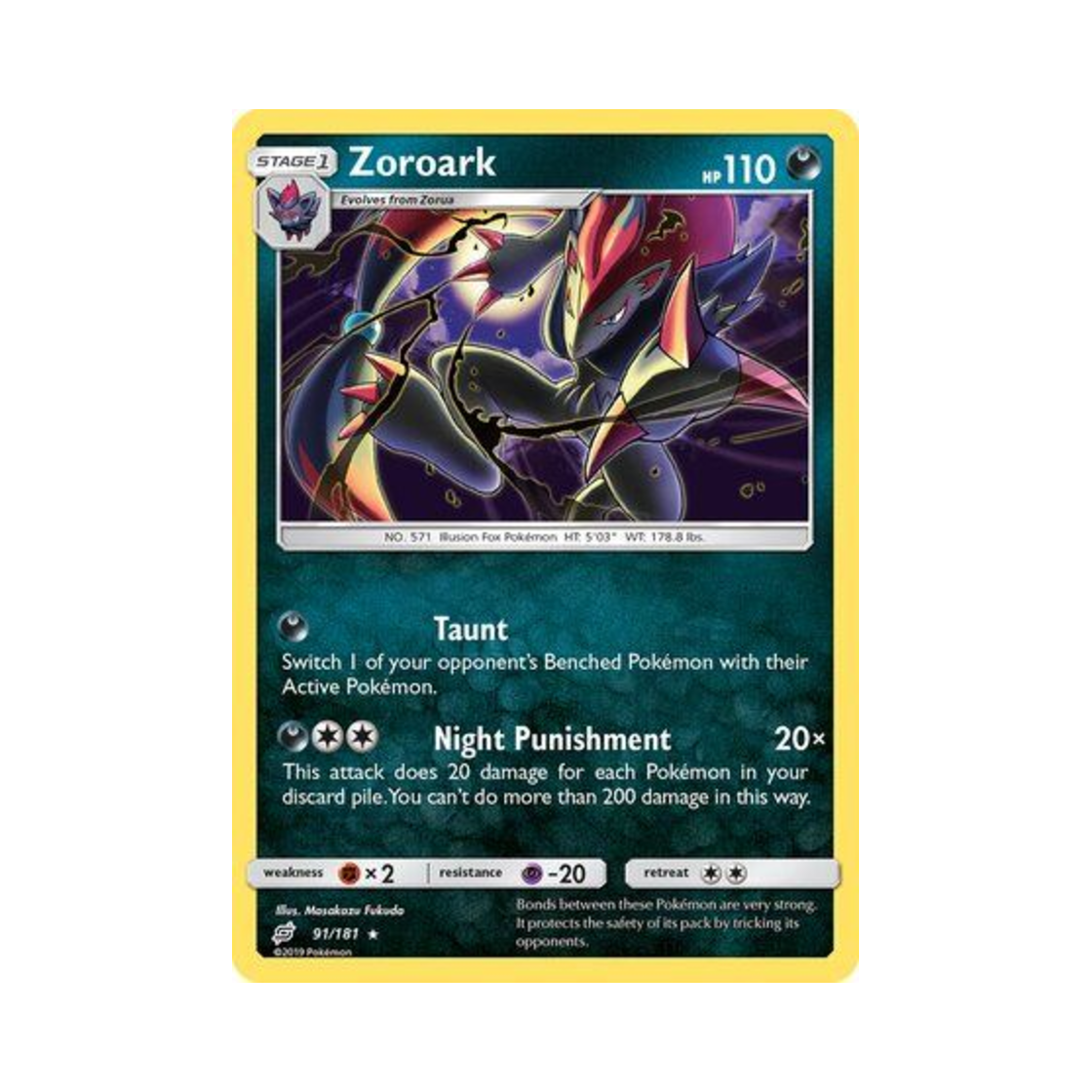 포켓몬 TCG 조로아크 RH 팀업 (영문판)(Pokemon TCG Zoroark RH Team Up (English Ver.)) - 1