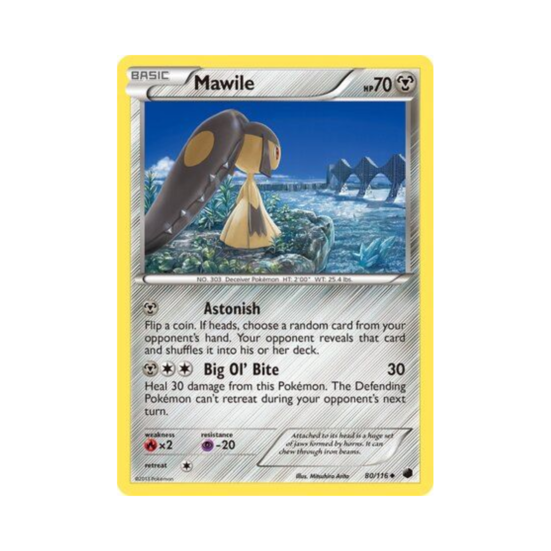 포켓몬 TCG 입치트 U 플라스마 프리즈 (영문판)(Pokemon TCG Mawile U Plasma Freeze (English Ver.)) - 1