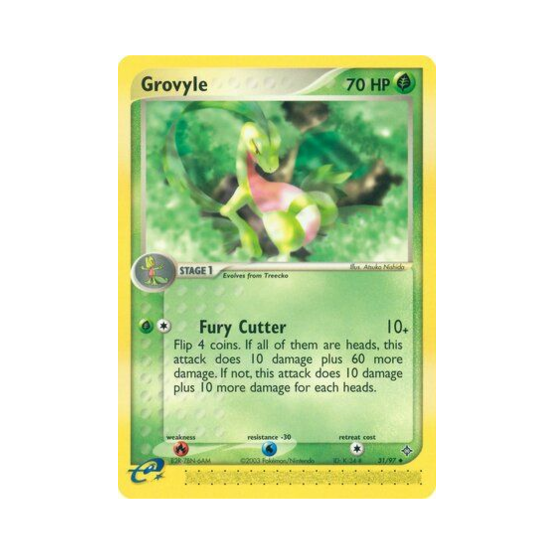 포켓몬 TCG 나무돌이 U EX 드래곤 (영문판)(Pokemon TCG Grovyle U EX Dragon (English Ver.)) - 1