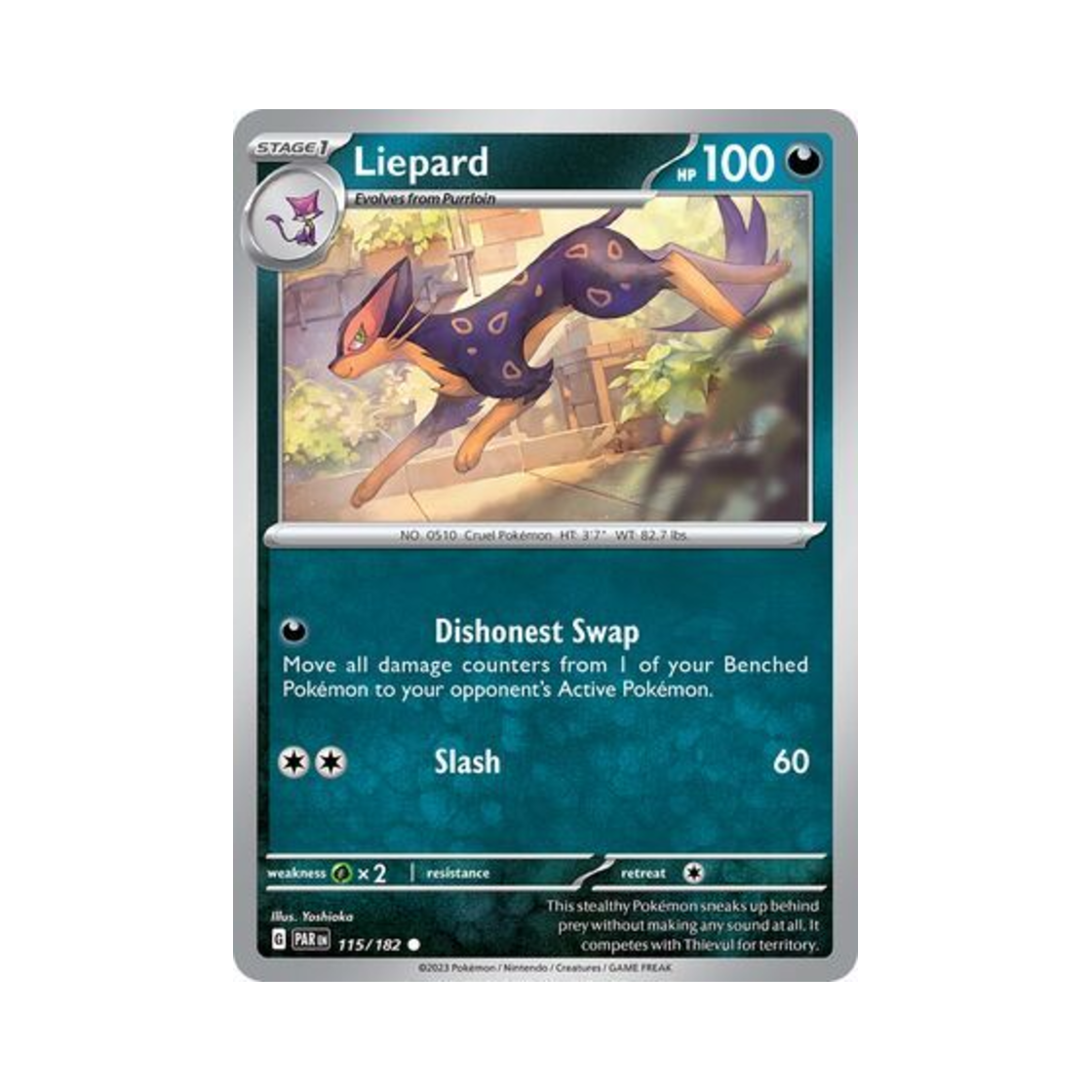 포켓몬 TCG 레파르다스 C 파라독스 리프트 (영문판)(Pokemon TCG Liepard C Paradox Rift (English Ver.)) - 1