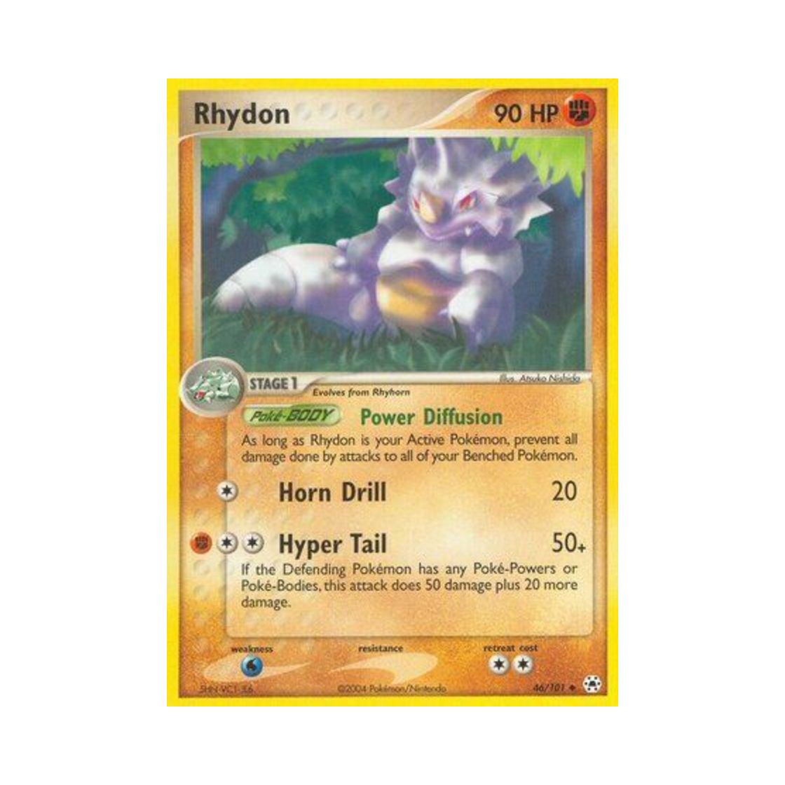포켓몬 TCG 코뿌리 U EX 히든 레전드 (영문판)(Pokemon TCG Rhydon U EX Hidden Legends (English Ver.)) - 1