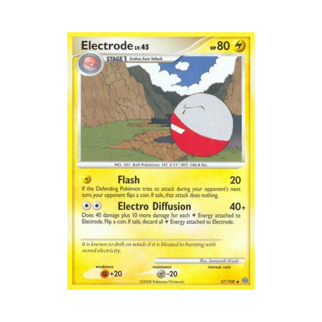 포켓몬 TCG 붐볼 U 스톰프론트 (영문판)(Pokemon TCG Electrode U Stormfront (English Ver.)) - 1