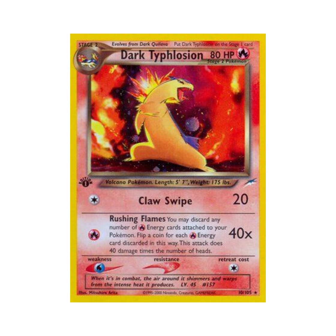 포켓몬 TCG 다크 블레이범 RH 네오 데스티니 (영문판)(Pokemon TCG Dark Typhlosion RH Neo Destiny (English Ver.)) - 1