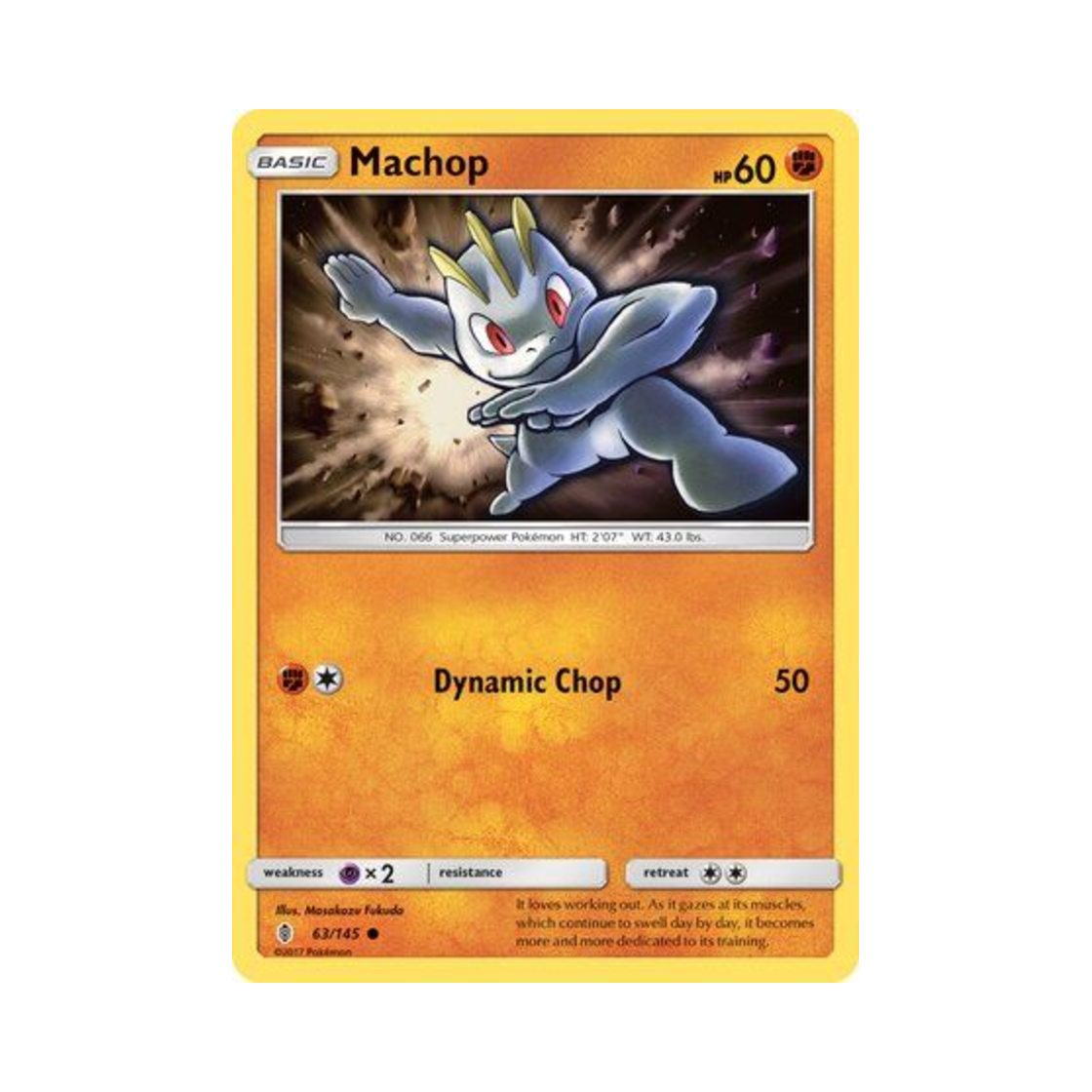 포켓몬 TCG 알통몬 C 가디언스 라이징 (영문판)(Pokemon TCG Machop C Guardians Rising (English Ver.))