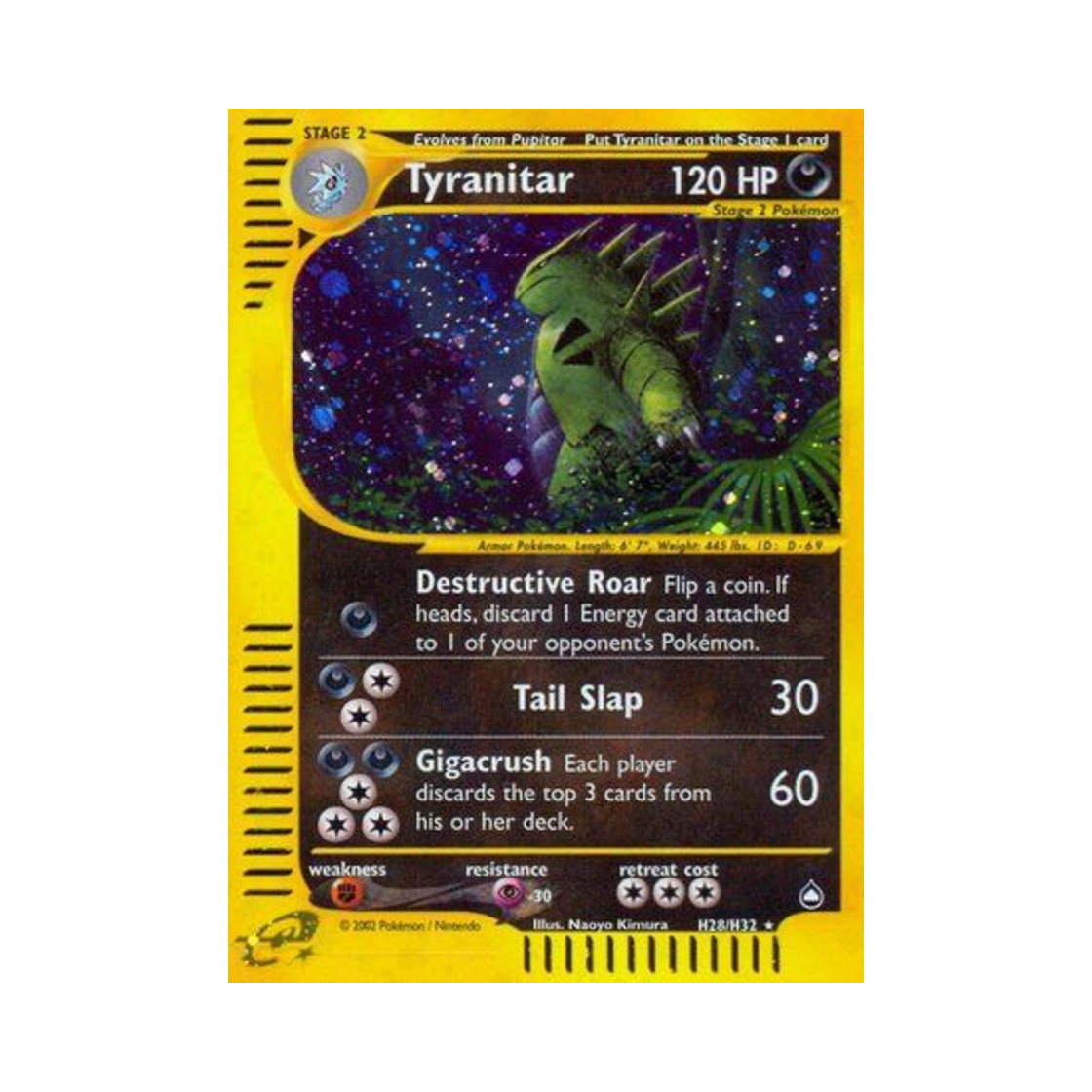 포켓몬 TCG 마기라스 RH 아쿠아폴리스 (영문판)(Pokemon TCG Tyranitar RH Aquapolis (English Ver.)) - 1