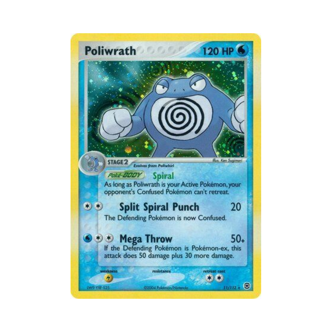 포켓몬 TCG 강챙이 RH EX 파이어레드 & 리프그린 (영문판)(Pokemon TCG Poliwrath RH EX FireRed & LeafGreen (English Ver.)) - 1