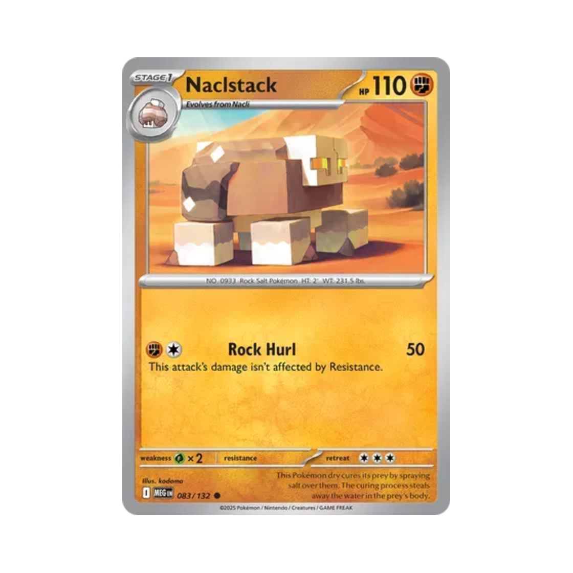 포켓몬 TCG 스태솔트 C 메가 에볼루션 (영문판)(Pokemon TCG Naclstack C Mega Evolution (English Ver.))