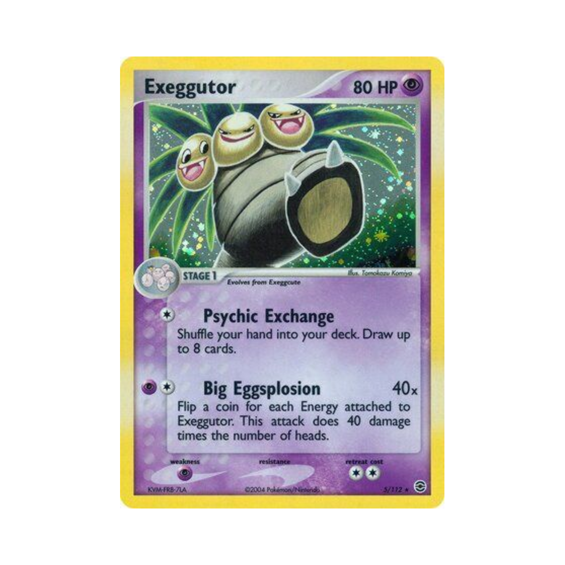 포켓몬 TCG 나시 RH EX 파이어레드 & 리프그린 (영문판)(Pokemon TCG Exeggutor RH EX FireRed & LeafGreen (English Ver.)) - 1