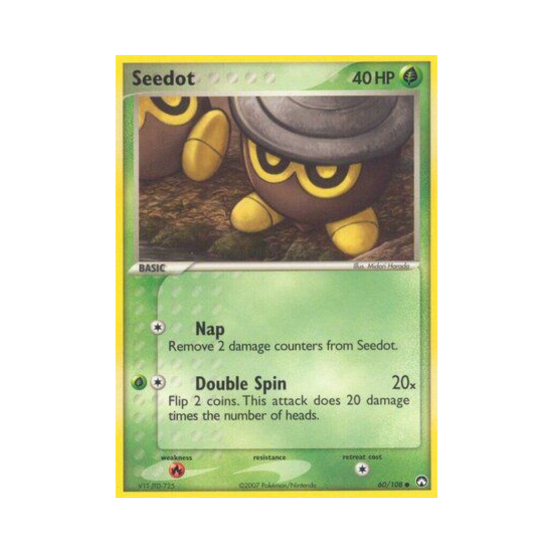 포켓몬 TCG 도토링 C EX 파워 키퍼스(영문판)(Pokemon TCG Seedot C EX Power Keepers (English Ver.)) - 1