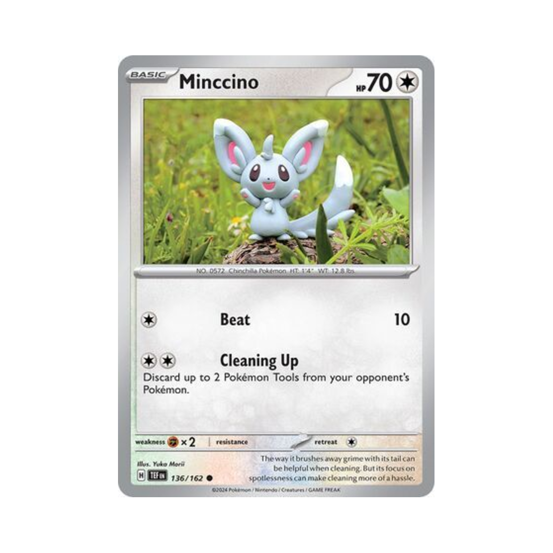 포켓몬 TCG 치라미 C 템포럴 포시스 (영문판)(Pokemon TCG Minccino C Temporal Forces (English Ver.)) - 1