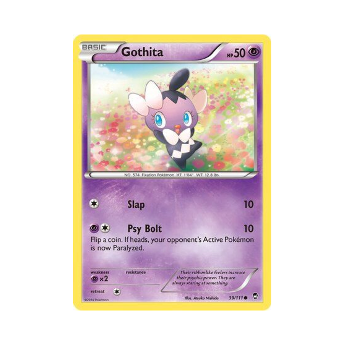 포켓몬 TCG 고디탱 C 퓨리어스 피스트 (영문판)(Pokemon TCG Gothita C Furious Fists (English Ver.)) - 1
