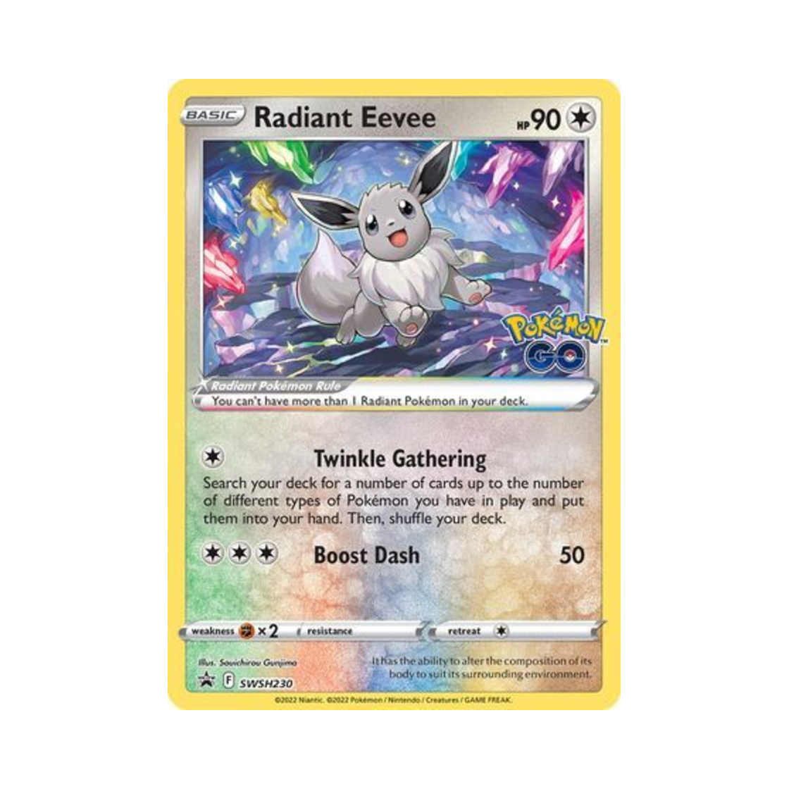 포켓몬 TCG 찬란한 이브이 P 소드 & 실드 프로모카드 (영문판)(Pokemon TCG Radiant Eevee P Sword & Shield Promos (English Ver.)) - 1