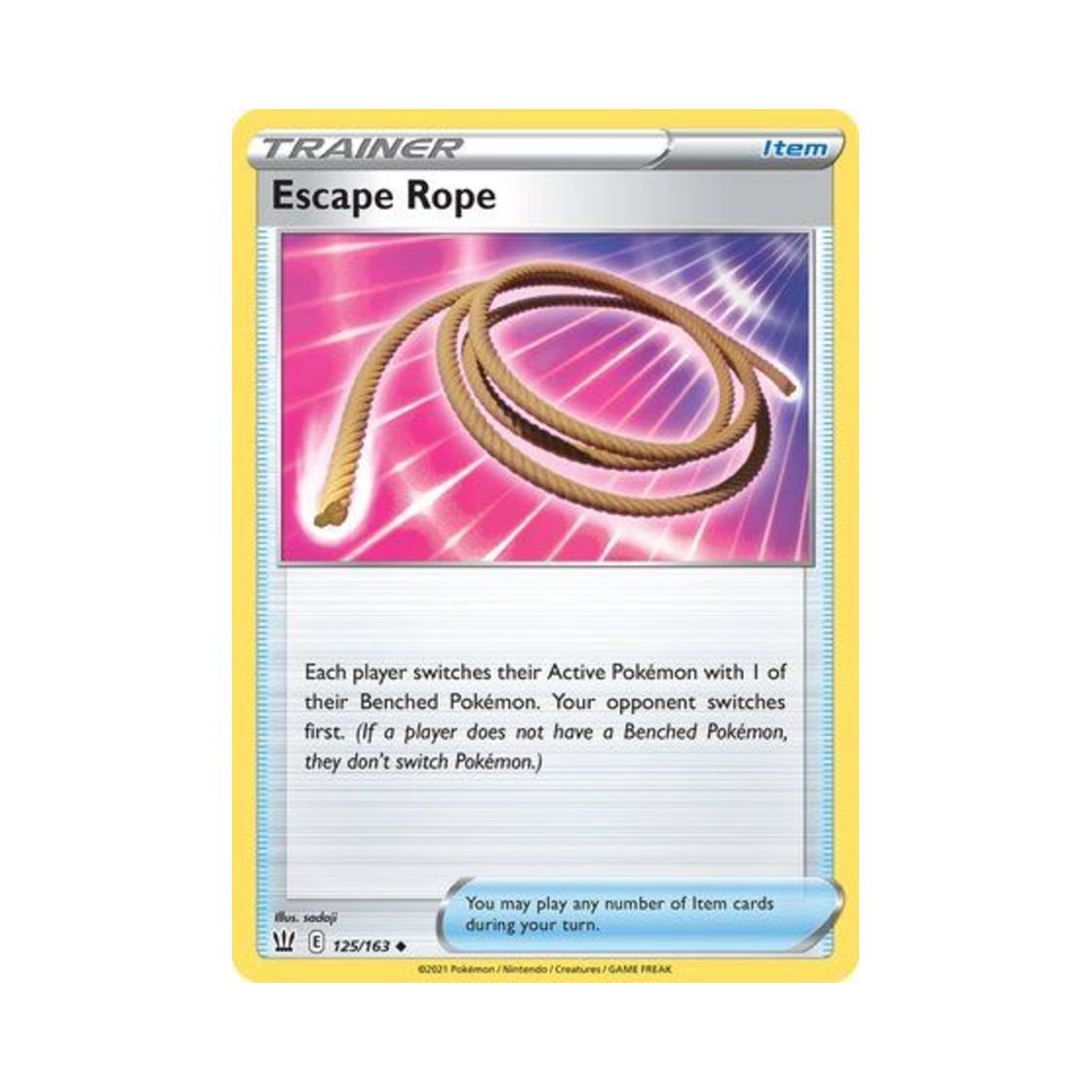 포켓몬 TCG 동굴탈출로프 U 배틀 스타일즈 (영문판)(Pokemon TCG Escape Rope U Battle Styles (English Ver.)) - 1