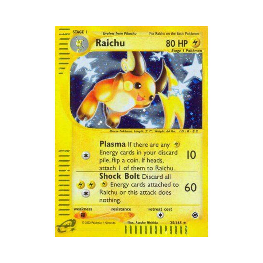 포켓몬 TCG 라이츄 RH 익스페디션 베이스 세트 (영문판)(Pokemon TCG Raichu RH Expedition Base Set (English Ver.)) - 1