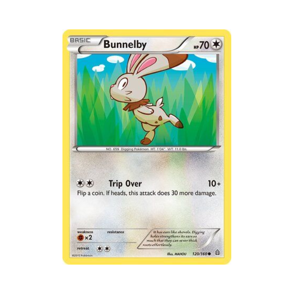 포켓몬 TCG 파르빗 C 프라이멀 크래시 (영문판)(Pokemon TCG Bunnelby C Primal Clash (English Ver.)) - 1