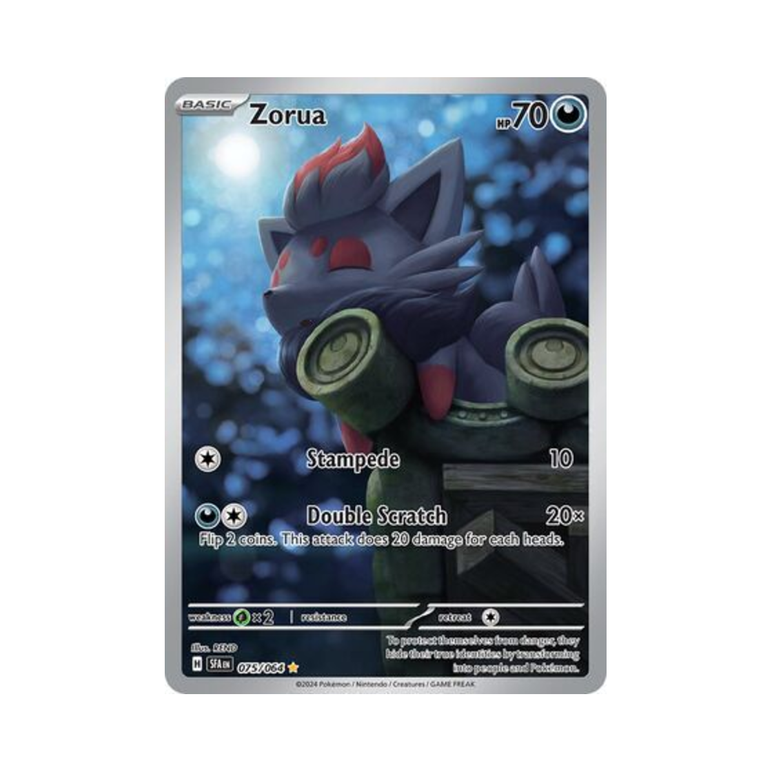 포켓몬 TCG 조로아 IR 슈라우디드 페이블 (영문판)(Pokemon TCG Zorua IR Shrouded Fable (English Ver.)) - 1