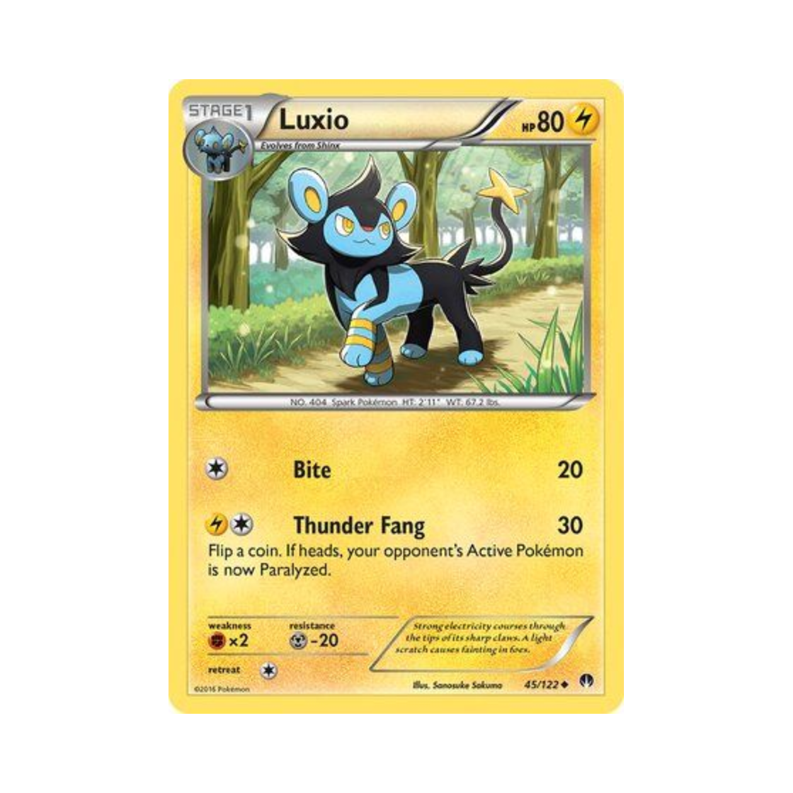 포켓몬 TCG 럭시오 U 브레이크포인트 (영문판)(Pokemon TCG Luxio U BREAKpoint (English Ver.)) - 1