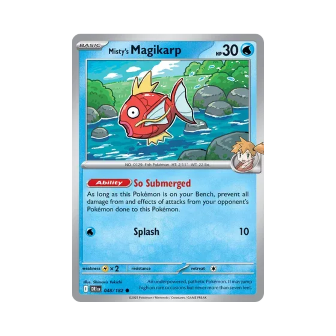 포켓몬 TCG 이슬의 잉어킹 C 데스티니드 라이벌스 (영문판)(Pokemon TCG Misty's Magikarp C Destined Rivals (English Ver.)) - 1