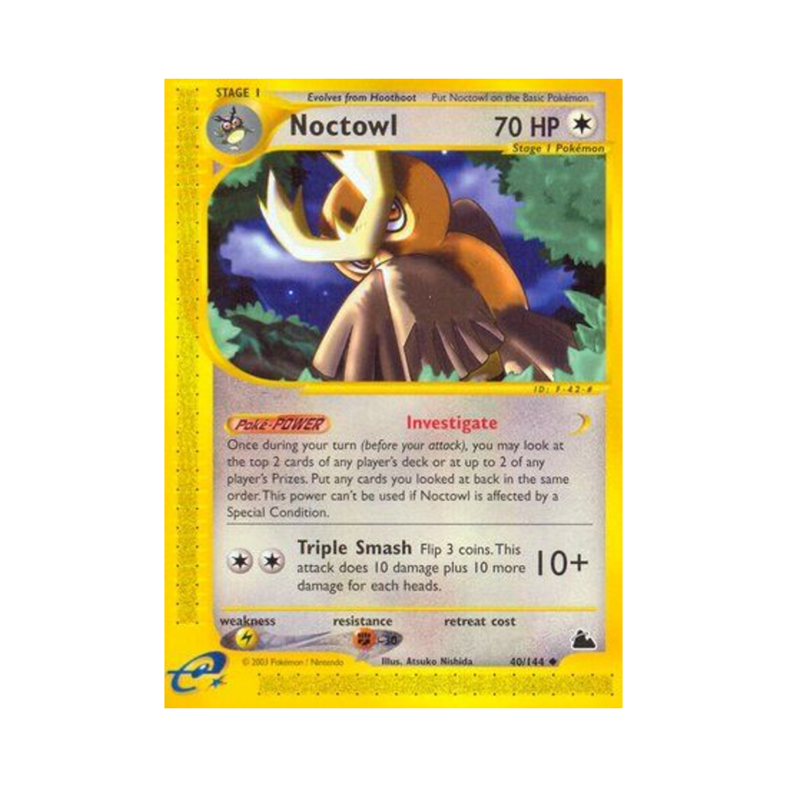 포켓몬 TCG 야부엉 U 스카이리지 (영문판)(Pokemon TCG Noctowl U Skyridge (English Ver.)) - 1