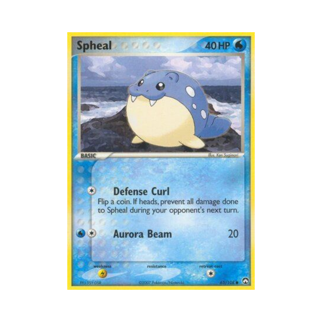 포켓몬 TCG 대굴레오 C EX 파워 키퍼스(영문판)(Pokemon TCG Spheal C EX Power Keepers (English Ver.)) - 1