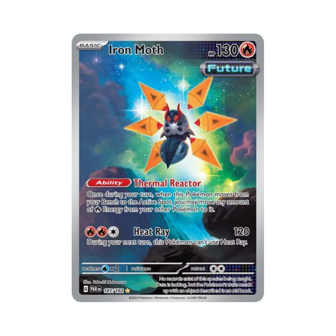 포켓몬 TCG 무쇠독나방 IR 파라독스 리프트 (영문판)(Pokemon TCG Iron Moth IR Paradox Rift (English Ver.)) - 1