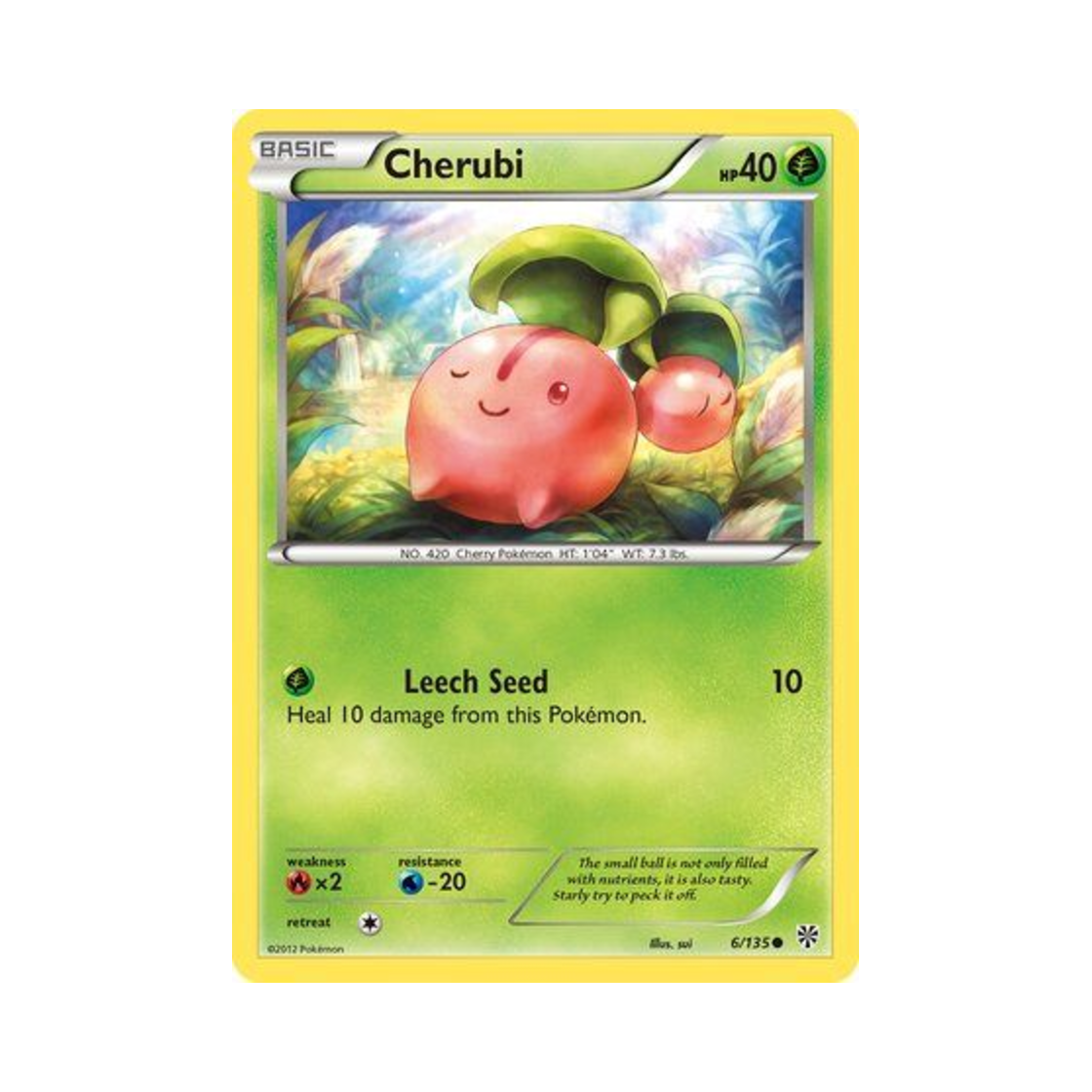 포켓몬 TCG 체리버 C 플라스마 스톰 (영문판)(Pokemon TCG Cherubi C Plasma Storm (English Ver.)) - 1