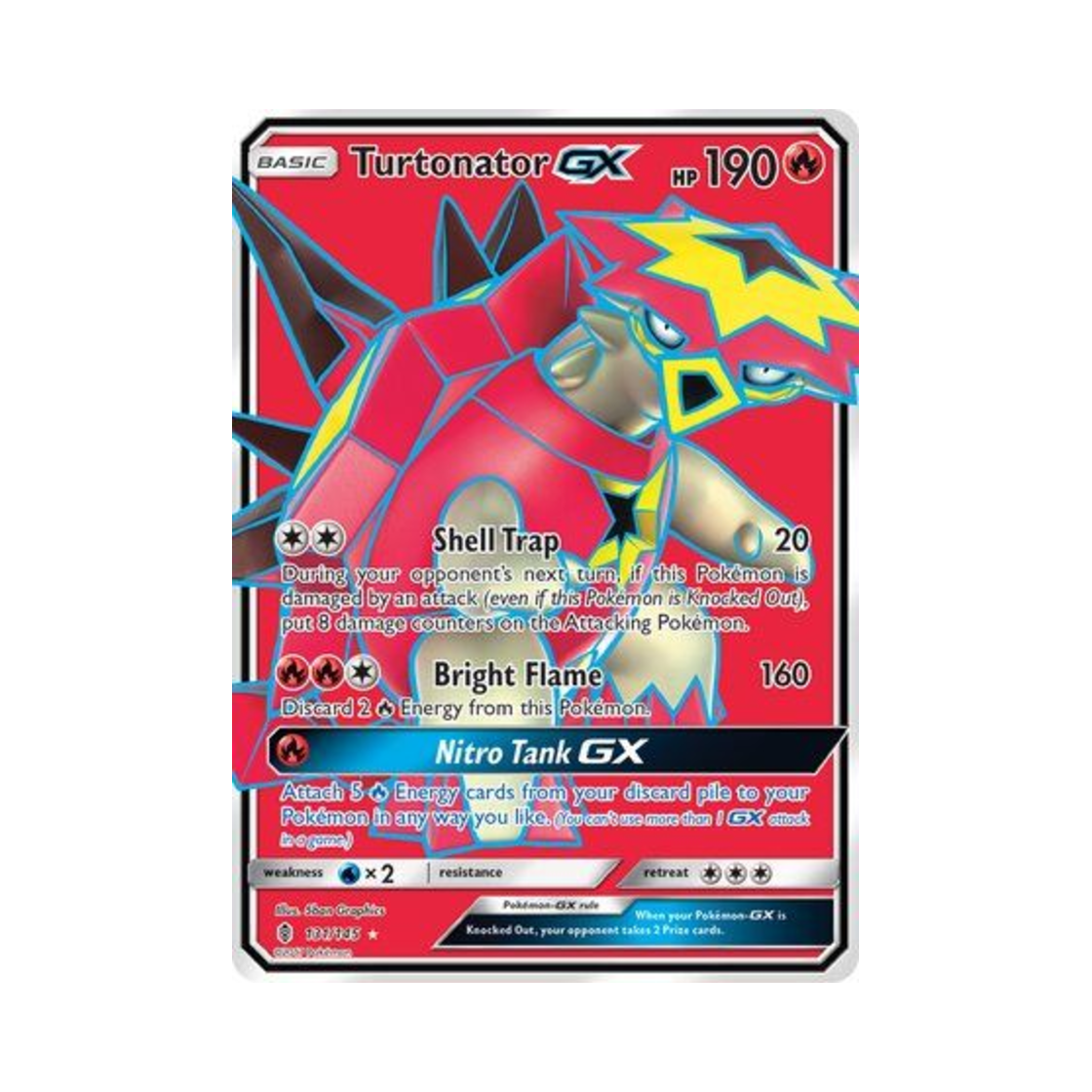 포켓몬 TCG 폭거북스 GX RU 가디언스 라이징 (영문판)(Pokemon TCG Turtonator GX RU Guardians Rising (English Ver.)) - 1