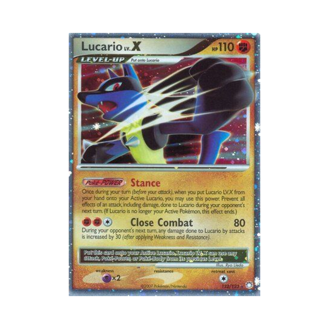 포켓몬 TCG 루카리오 LV.X RHL 미스터리어스 트레져스 (영문판)(Pokemon TCG Lucario LV.X RHL Mysterious Treasures (English Ver.)) - 1