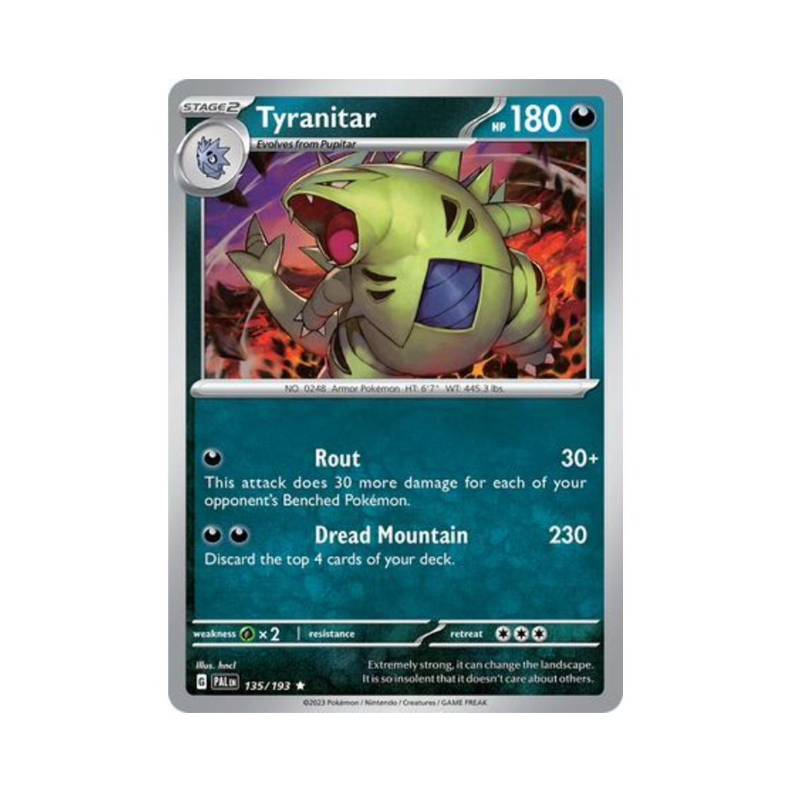 포켓몬 TCG 마기라스 R 팔데아 이볼브드 (영문판)(Pokemon TCG Tyranitar R Paldea Evolved (English Ver.)) - 1
