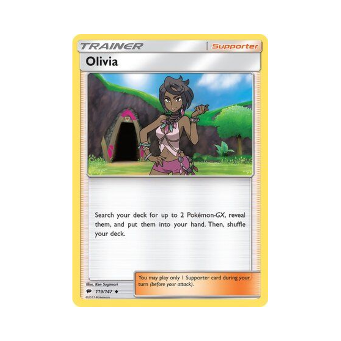 포켓몬 TCG 라이치 U 버닝 쉐도우 (영문판)(Pokemon TCG Olivia U Burning Shadows (English Ver.)) - 1
