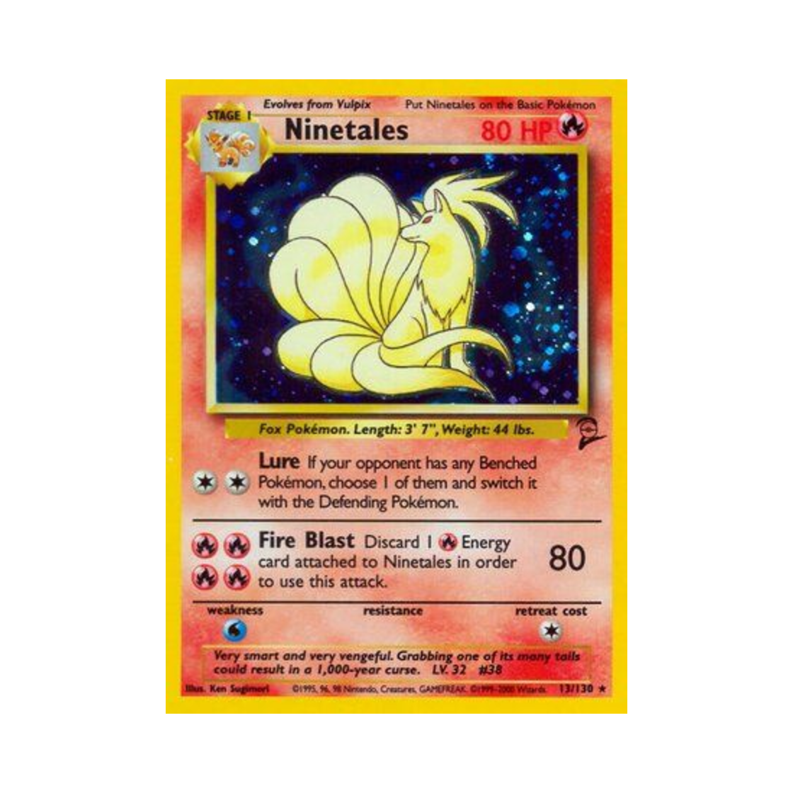 포켓몬 TCG 나인테일 베이스 세트 2 (영문판)(Pokemon TCG Ninetales Base Set 2 (English Ver.)) - 1