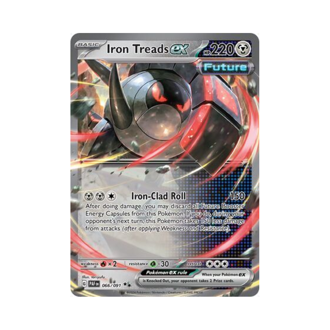 포켓몬 TCG 무쇠바퀴 ex DR 팔데아 페이트 (영문판)(Pokemon TCG Iron Treads ex DR Paldean Fates (English Ver.)) - 1