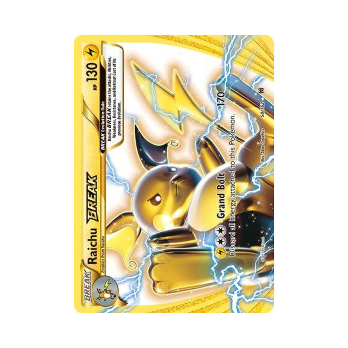 포켓몬 TCG 라이츄 BREAK RB 브레이크스루 (영문판)(Pokemon TCG Raichu BREAK RB BREAKthrough (English Ver.)) - 1