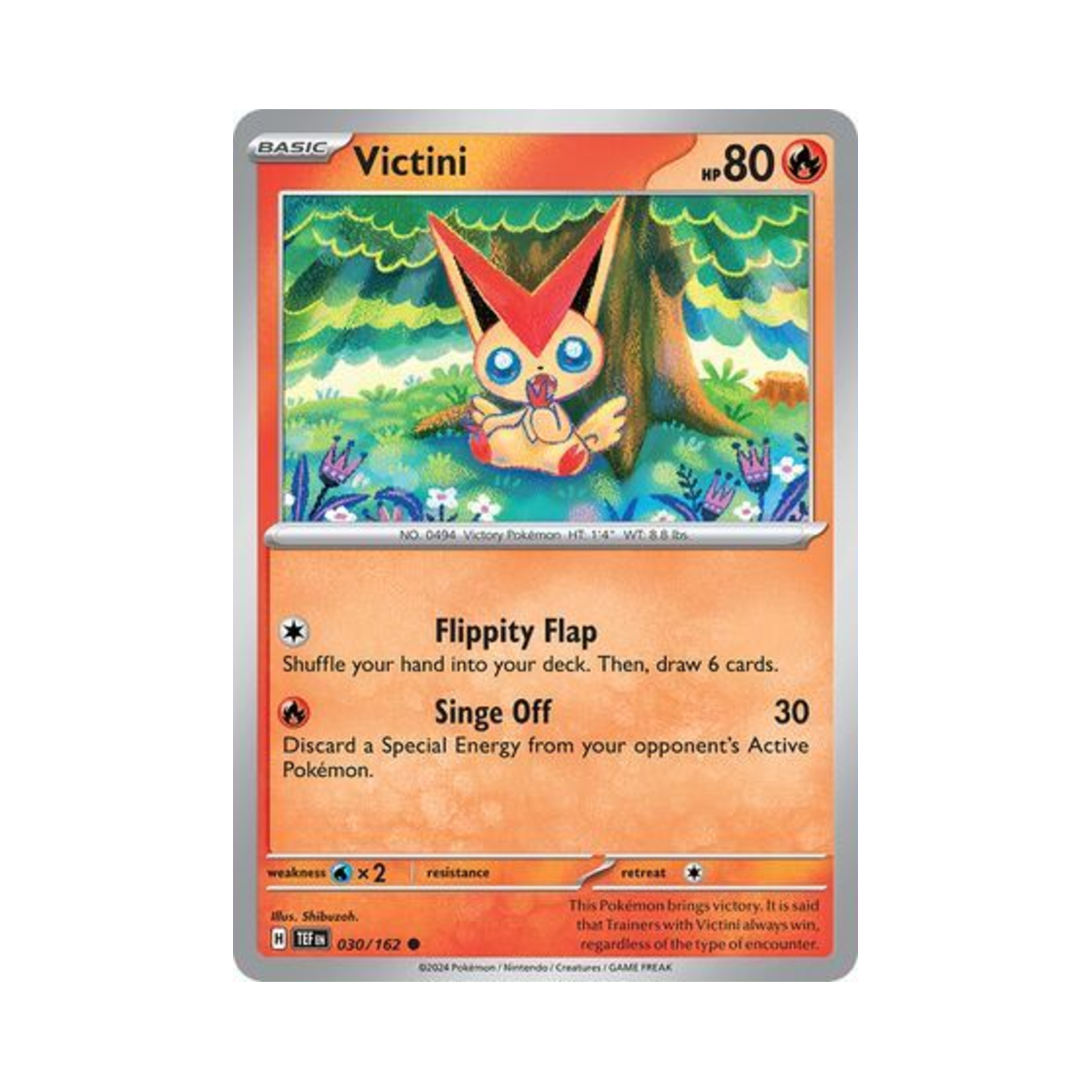 포켓몬 TCG 비크티니 C 템포럴 포시스 (영문판)(Pokemon TCG Victini C Temporal Forces (English Ver.)) - 1