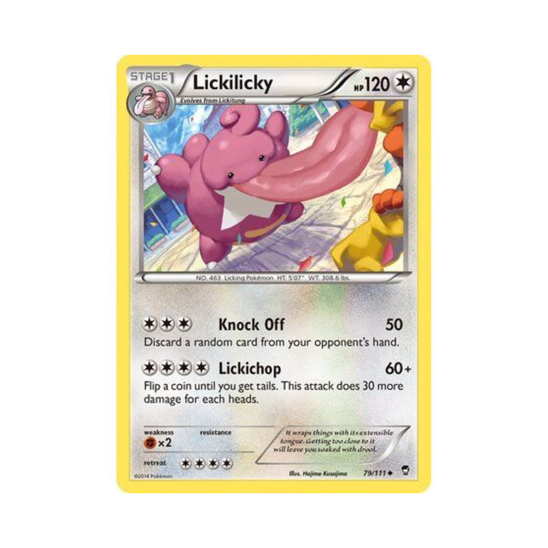 포켓몬 TCG 내룸벨트 U 퓨리어스 피스트 (영문판)(Pokemon TCG Lickilicky U Furious Fists (English Ver.)) - 1
