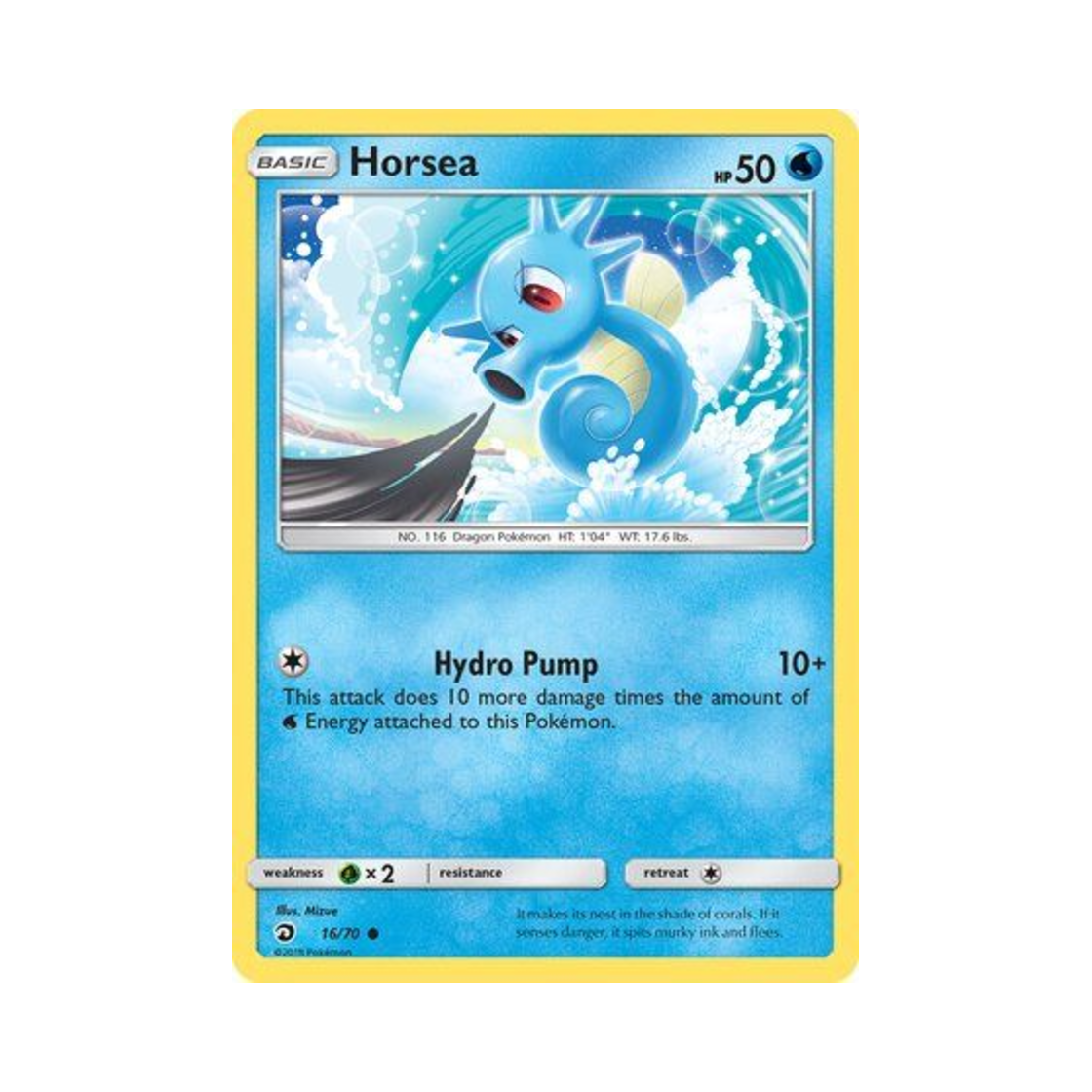 포켓몬 TCG 쏘드라 C 드래곤 마제스티 (영문판)(Pokemon TCG Horsea C Dragon Majesty (English Ver.)) - 1