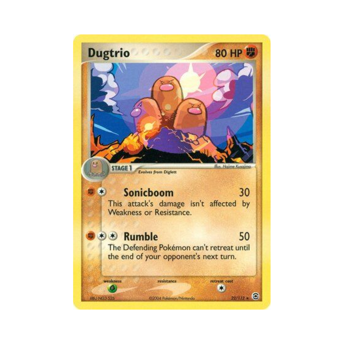 포켓몬 TCG 닥트리오 R EX 파이어레드 & 리프그린 (영문판)(Pokemon TCG Dugtrio R EX FireRed & LeafGreen (English Ver.)) - 1