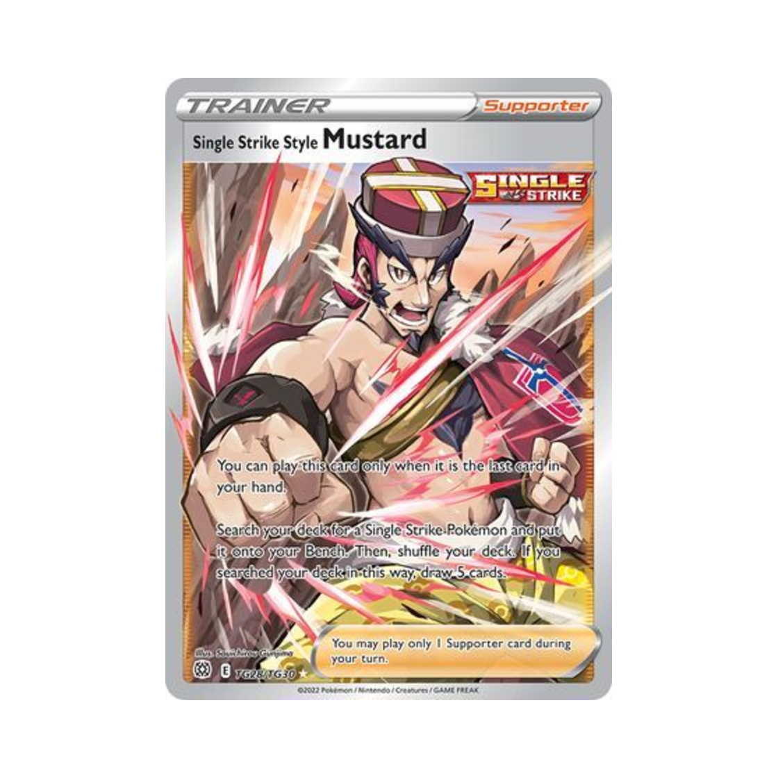 포켓몬 TCG 마스터드 일격의 태세 RU 브릴리언트 스타즈 (영문판)(Pokemon TCG Single Strike Style Mustard RU Brilliant Stars (English Ver.)) - 1