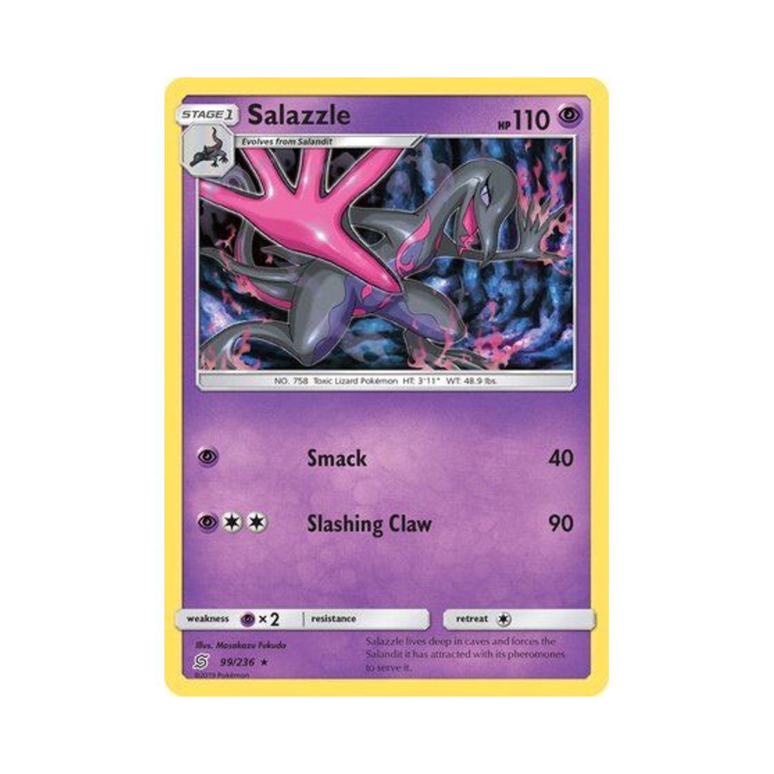 포켓몬 TCG 염뉴트 R 유니파이드 마인즈 (영문판)(Pokemon TCG Salazzle R Unified Minds (English Ver.)) - 1