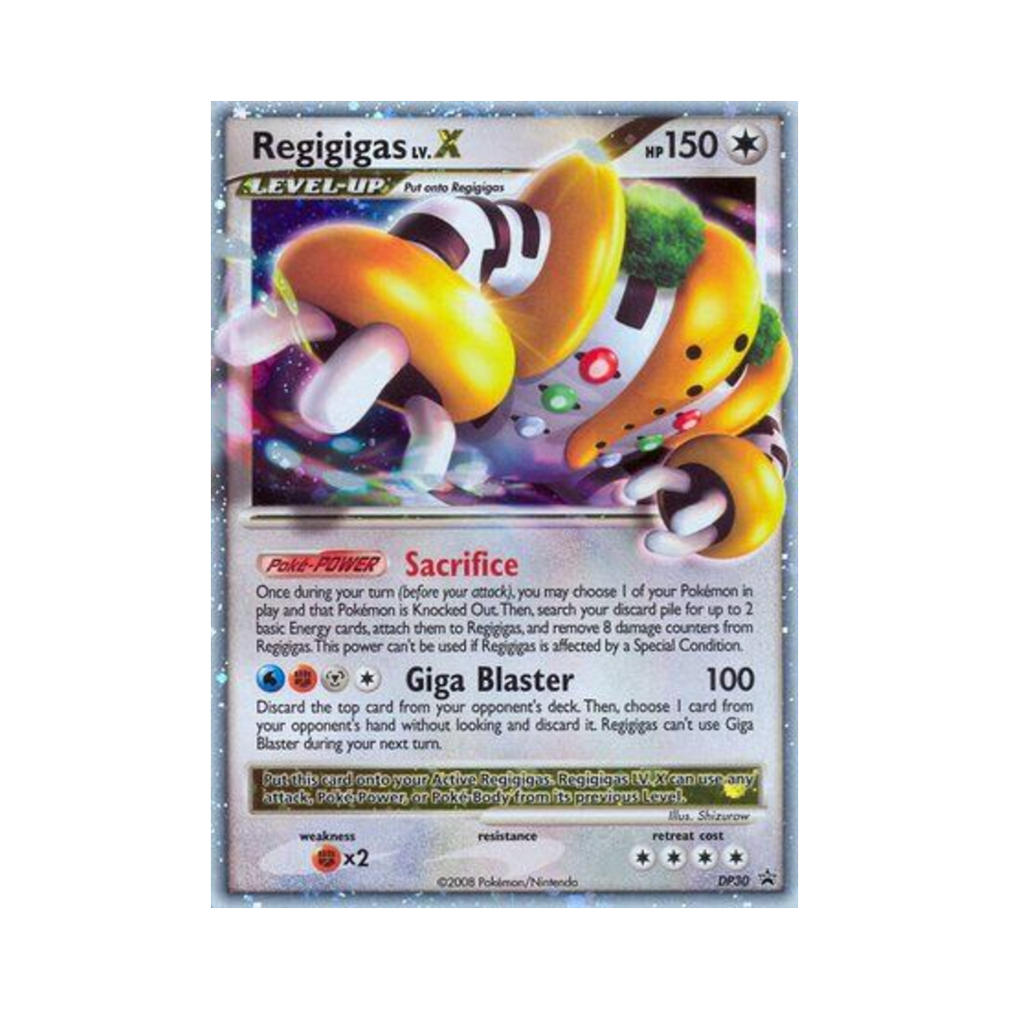 포켓몬 TCG 레지기가스 LV.X P 다이아몬드 & 펄 프로모카드 (영문판)(Pokemon TCG Regigigas LV.X P Diamond & Pearl Promos (English Ver.)) - 1