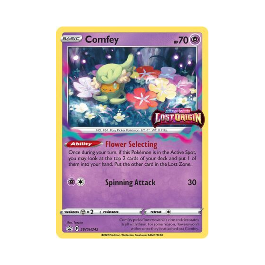 포켓몬 TCG 큐아링 P 소드 & 실드 프로모카드 (영문판)(Pokemon TCG Comfey P Sword & Shield Promos (English Ver.))