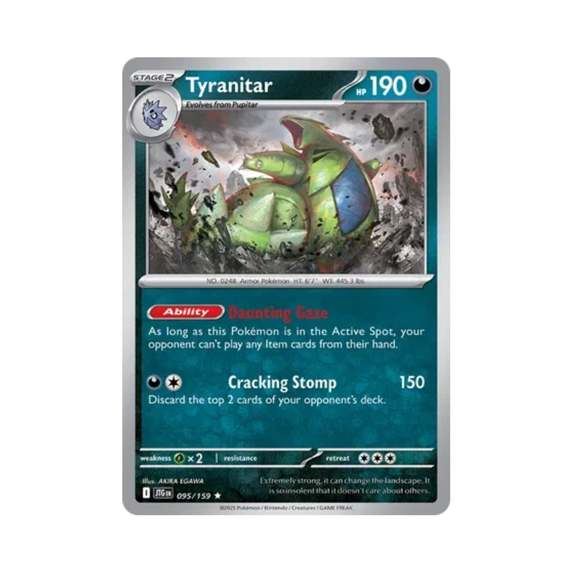 포켓몬 TCG 마기라스 R 저니 투게더 (영문판)(Pokemon TCG Tyranitar R Journey Together (English Ver.)) - 1