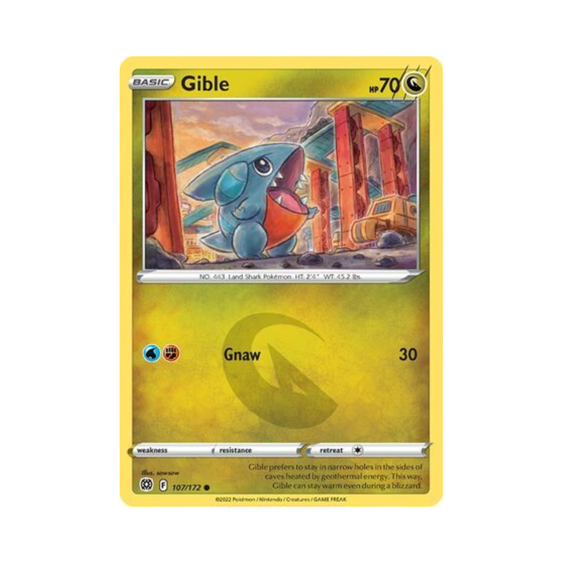 포켓몬 TCG 딥상어동 C 브릴리언트 스타즈 (영문판)(Pokemon TCG Gible C Brilliant Stars (English Ver.)) - 1