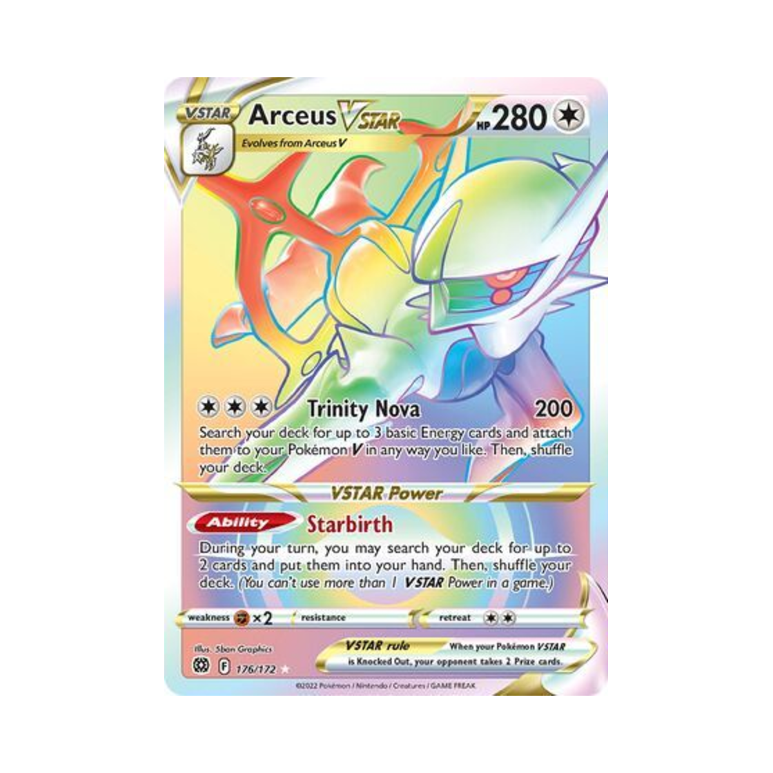 포켓몬 TCG 아르세우스 VSTAR RR 브릴리언트 스타즈 (영문판)(Pokemon TCG Arceus VSTAR RR Brilliant Stars (English Ver.)) - 1