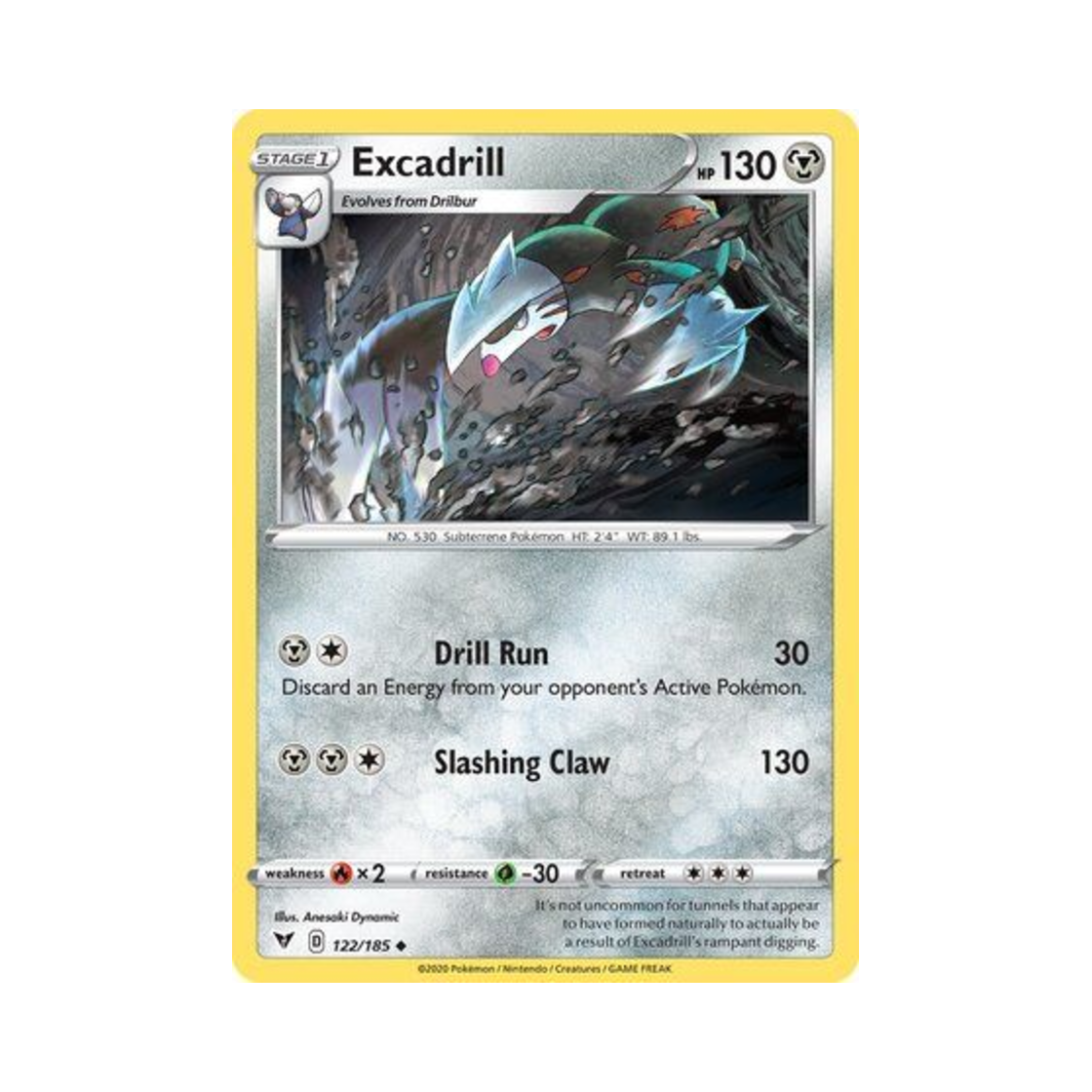포켓몬 TCG 몰드류 U 비비드 볼티지 (영문판)(Pokemon TCG Excadrill U Vivid Voltage (English Ver.)) - 1