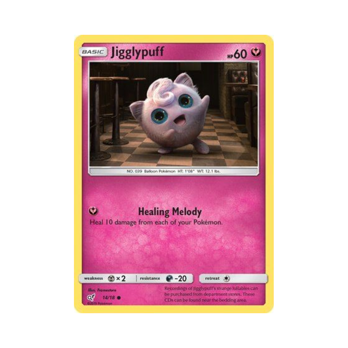 포켓몬 TCG 푸린 C 명탐정 피카츄 (영문판)(Pokemon TCG Jigglypuff C Detective Pikachu (English Ver.)) - 1